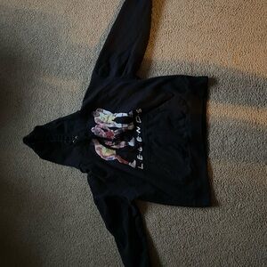 Black Legends Michael Jordan Lebron James Kobe Bryant Graphic Hoodie